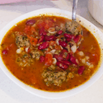 Greek Meatball Soup